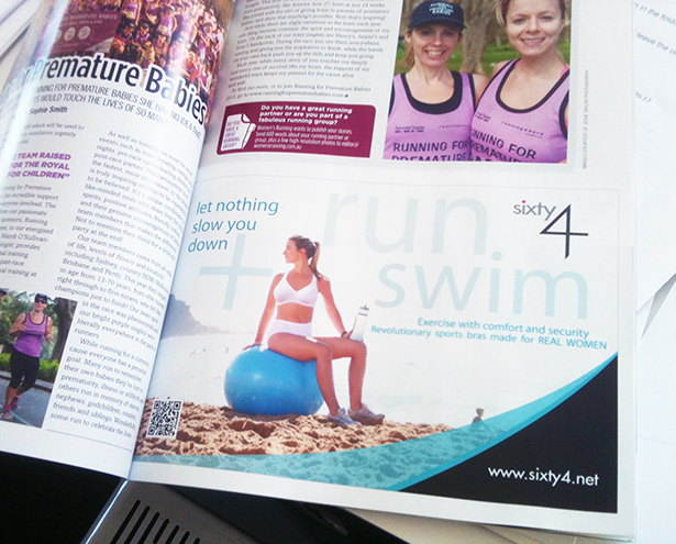Sixty 4 Ad in Running Magazine