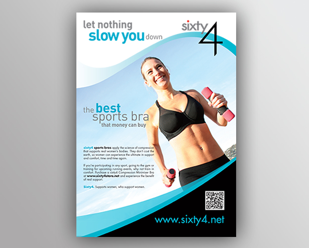 Sixty 4 Running Advertisement