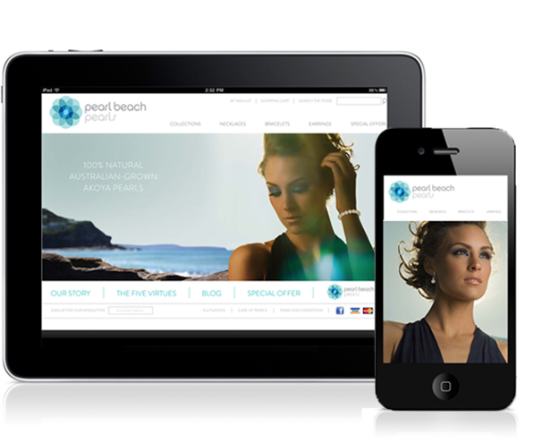 Pearl Beach Pearls Responsive Website