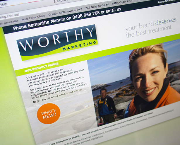 Worthy Marketing Website Homepage